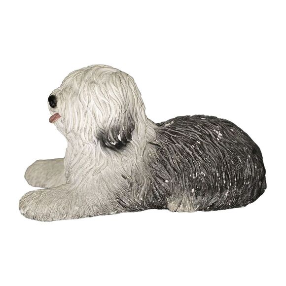 Sandicast Old English Sheep Dog 1983 Sandra Brue Hand Painted Vintage - Picture 1 of 11
